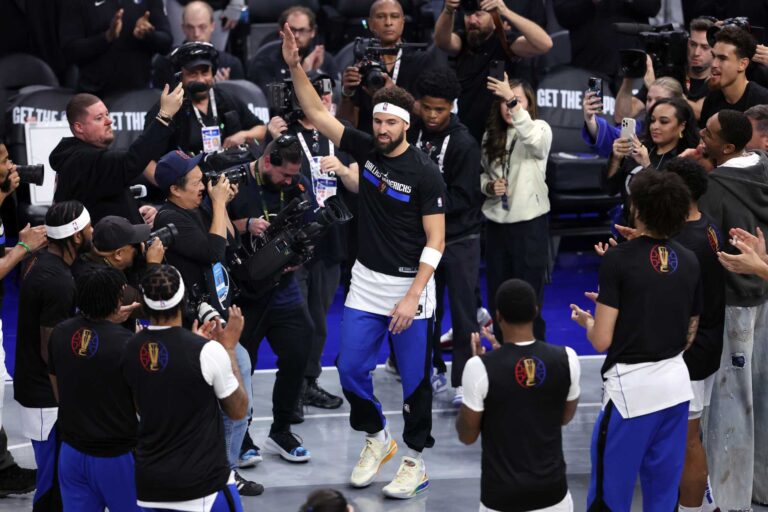 Golden State Warriors Play Dallas Mavericks During NBA At Chase Center In San Francisco